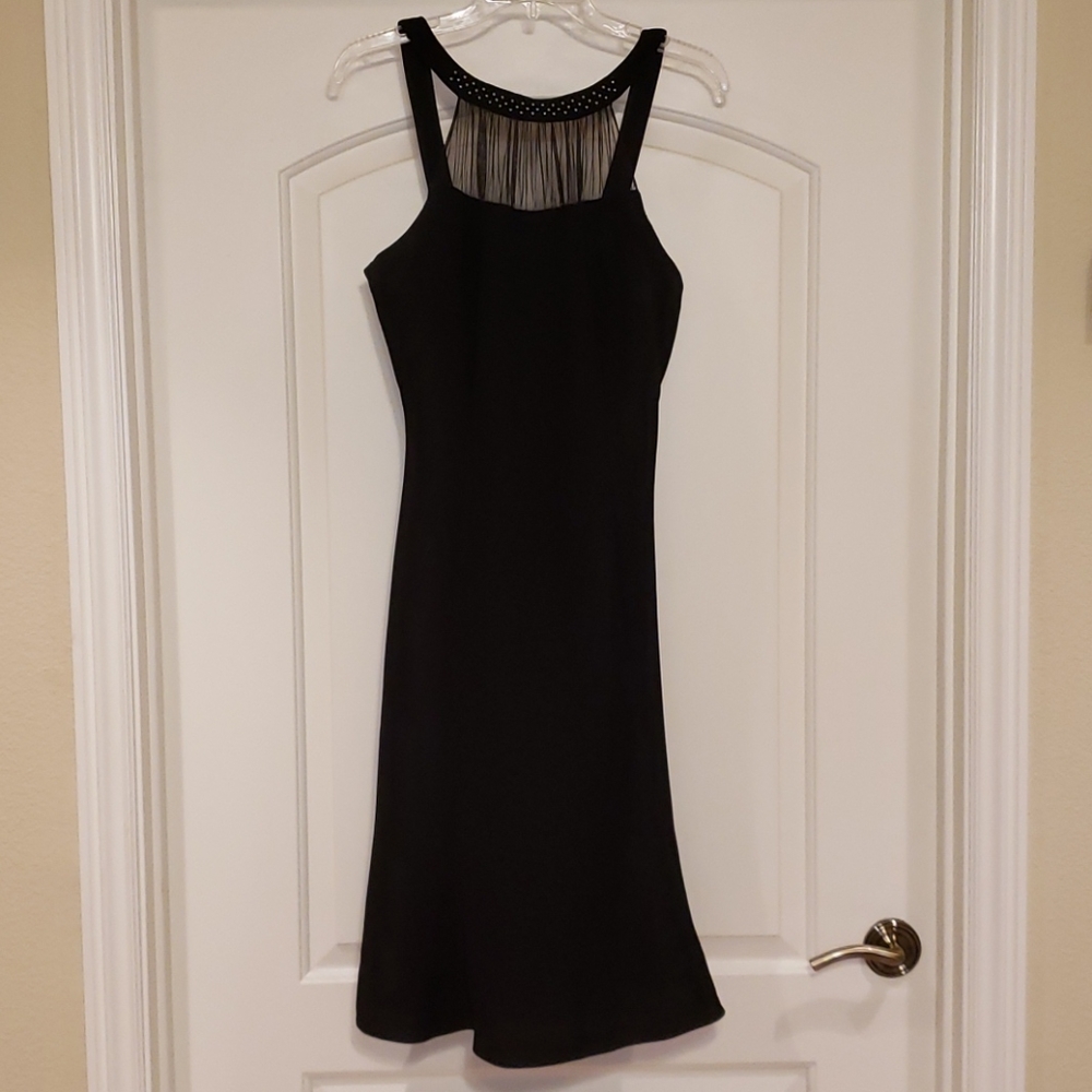 Black cocktail dress